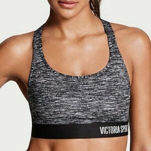 Victoria’s Secret “The Player” Sports Bra - Black & Grey Marl